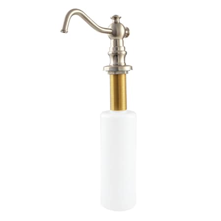 Kingston Brass SD7608 Vintage Soap Dispenser, Brushed Nickel SD7608